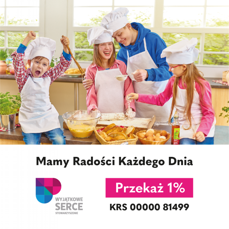 Przekaż swój 1% i wesprzyj naszych Podopiecznych!